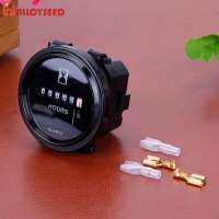 เครื่องวัดชั่วโมงกลม12V 24V 36V สำหรับเครื่องยนต์เรือทะเลมาตรวัดกันน้ำ2″