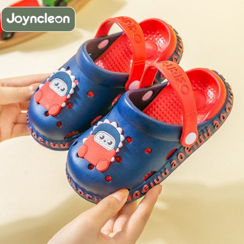 JoynCleon New children s hole shoes, one shoe and two slippers, non