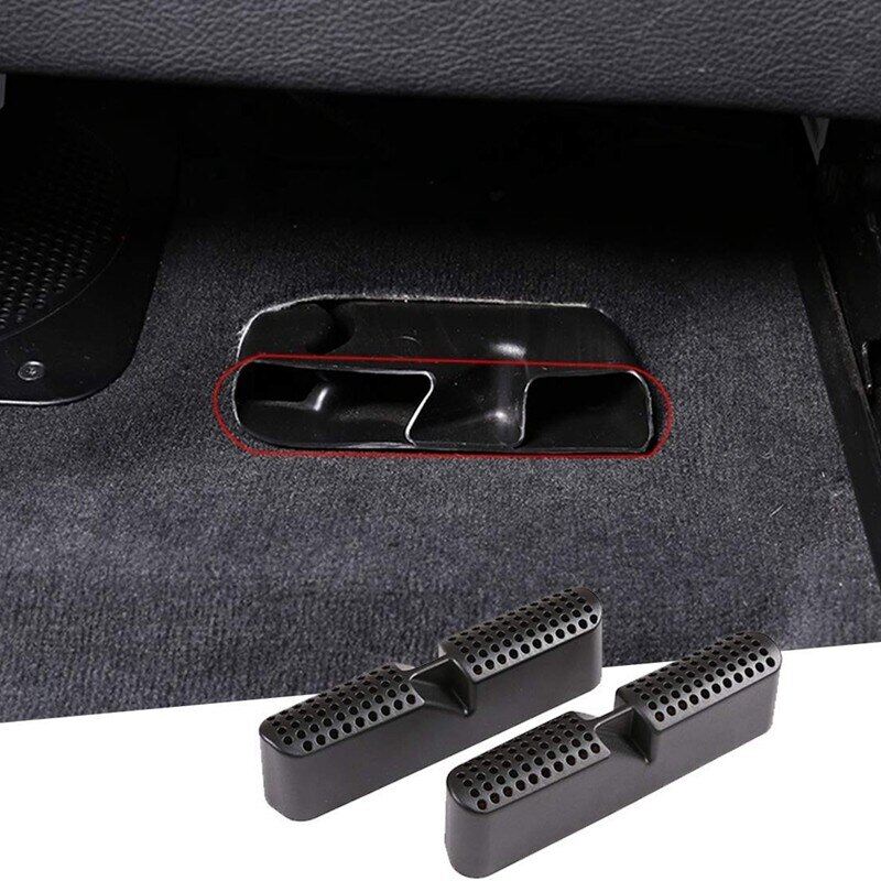 Trang Trí Che Bụi Cửa Thoát Khí Dưới Ghế Màu Đen Cho BMW X5 G05 2019 2020