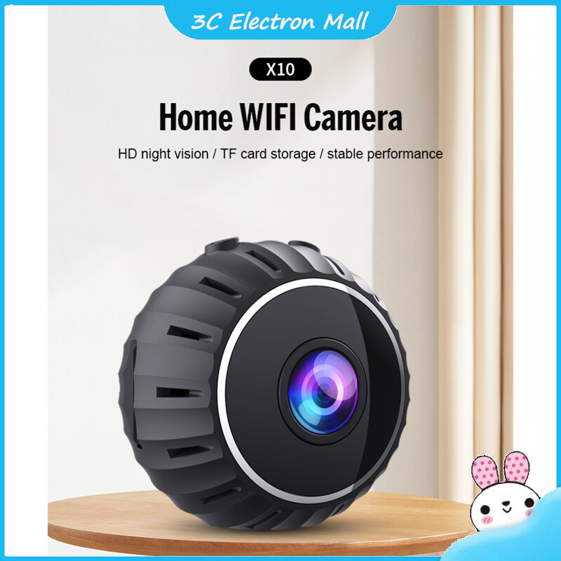Camera Mini Wifi X10 Webcam Hd Quan Sát Ban Đêm Máy Quay Video 1080P Máy