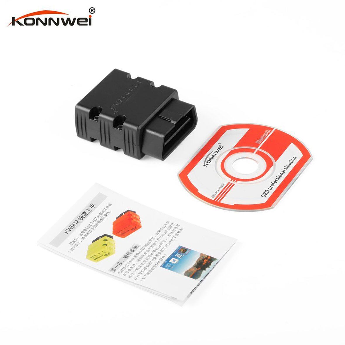 Bán chạy konnwei kw902 elm327 obd2 máy quét chẩn đoán xe hơi công cụ đọc mã, phụ kiện xe hơi, máy quét lỗi xe hơi công cụ dịch vụ chẩn đoán