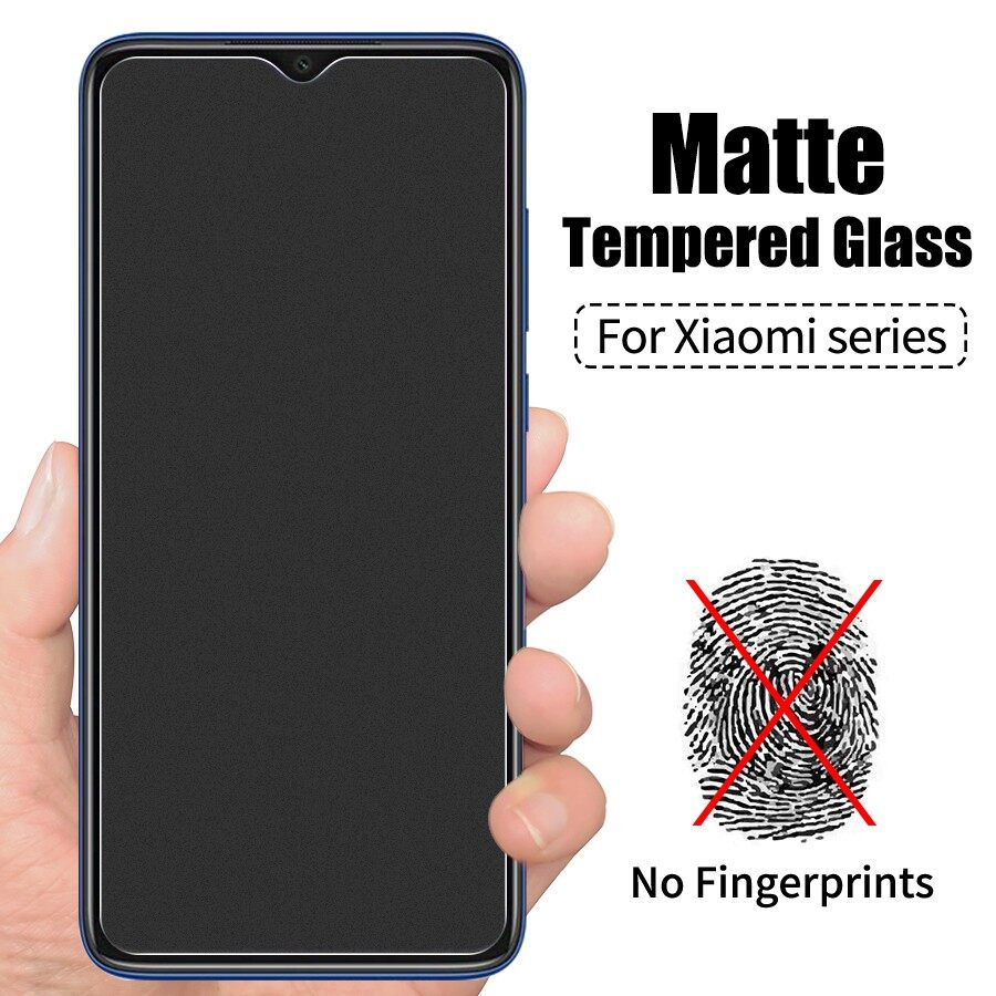  Kính Cường Lực Nhám Full Màn Chống Vân Tay Cho Xiaomi Mi 9T 10T 11T 12T 13T Pro 11 Lite Poco F2 F3 F4 F5 X3 X4 X5 X6 Redmi Note 7 8 9 9S 10 10S 11 11S 12 13 14 9A 9C 10C 12C 13C 14C 