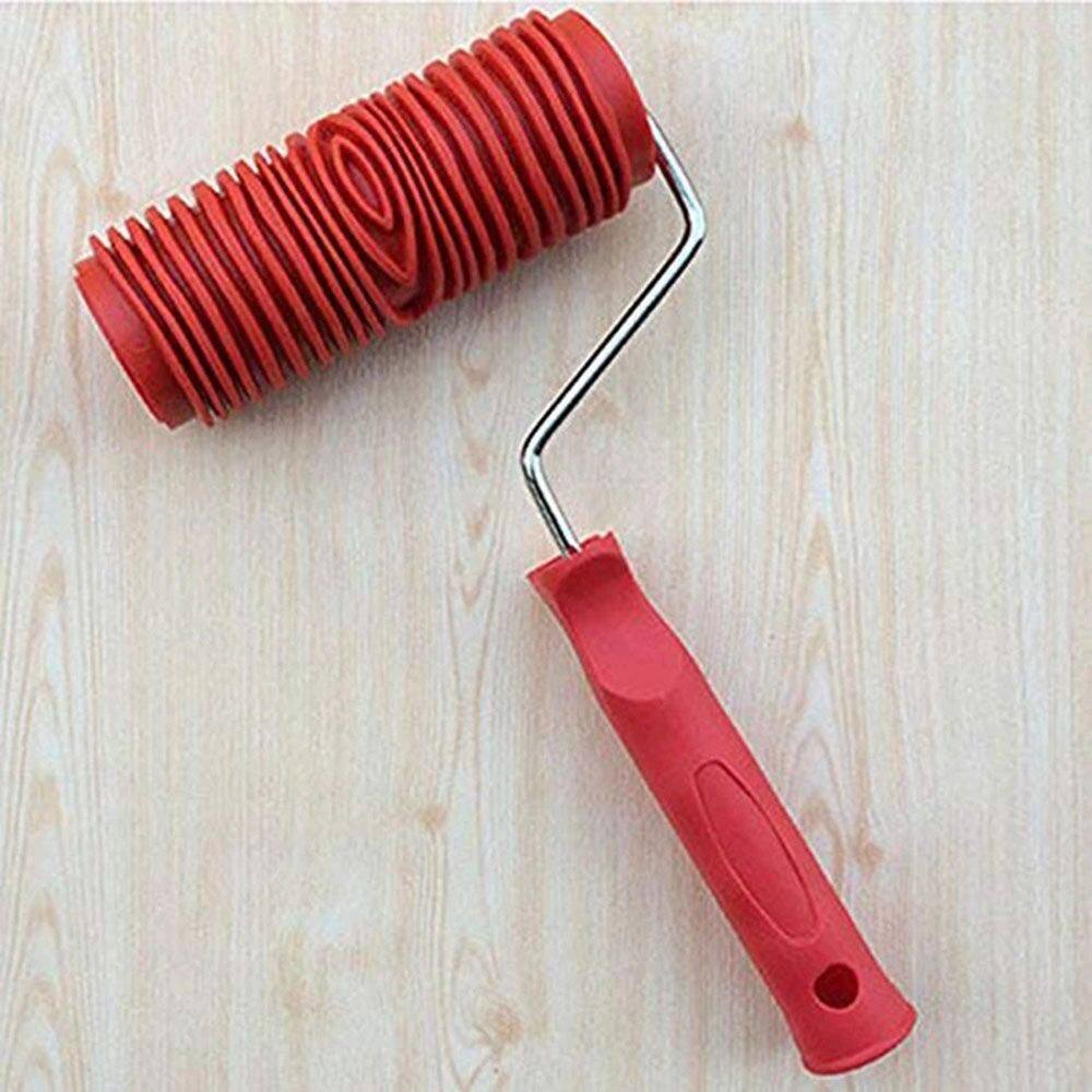 Okdeals dụng cụ vẽ tranh in màu nghệ thuật tự làm trang trí nhà cửa con lăn sơn vân gỗ dụng cụ vẽ hoa văn giả gỗ kết cấu