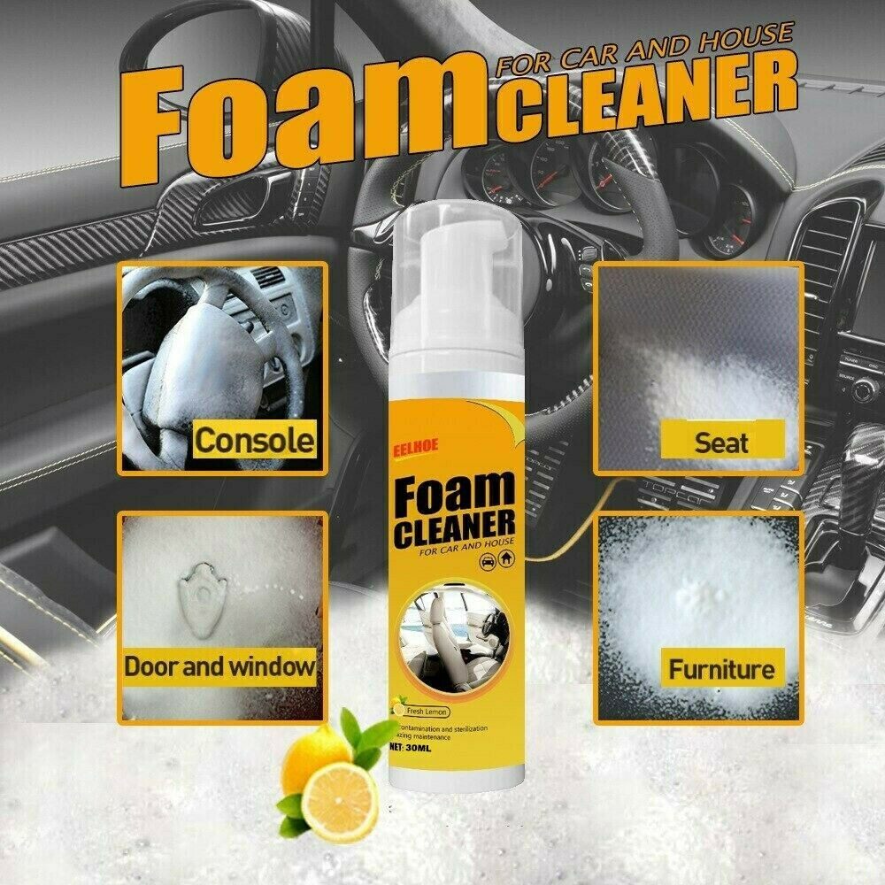Dụng cụ làm sạch bọt đa năng 30ml nội thất ô tô khử nhiễm mạnh