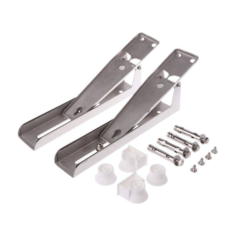 2x Giá Đỡ Lò Vi Sóng Bằng Thép Không Gỉ Cho Nhà Bếp Giá Treo Tường Co Giãn Chắc Chắn Có Thể Gập Lại, Giáng Sinh Dễ Lắp Đặt
