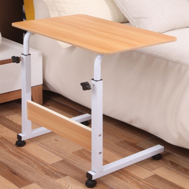 【haweel Brand】 Wood Texture Portable Household Removable Laptop Desk Table Bedside Desk