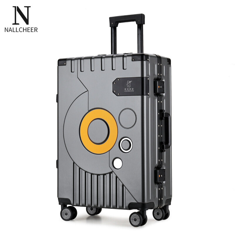 NALLCHEER⚡Miễn phí vận chuyển⚡ Vali công suất lớn cho va li va li đẩy khung nhôm bánh xe phổ quát Vali xách tay lên máy bay 20/24 inch Vali