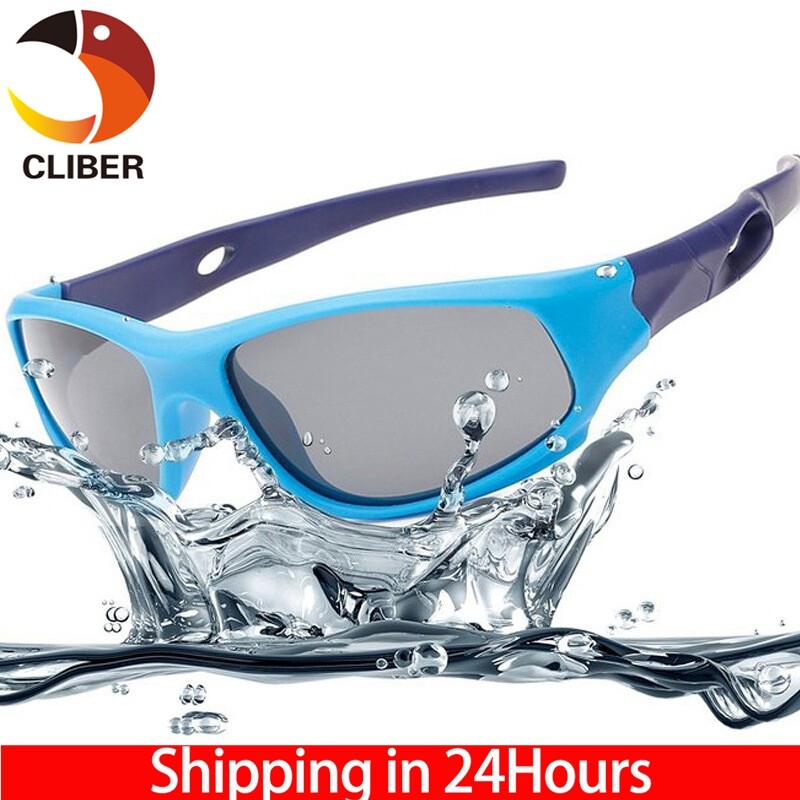 Kính Râm Đi Xe Đạp Cho Trẻ Em CLIBER, Kính Thể Thao Ngoài Trời Phân Cực, Kính Râm Đi Xe Đạp, Kính Chạy Bộ, Kính Mắt Trượt Tuyết