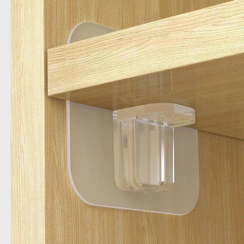 Giá đỡ tam giác hỗ trợ kệ móc/khung phân vùng lớp không đục lỗ/móc vít dán hỗ trợ góc phải