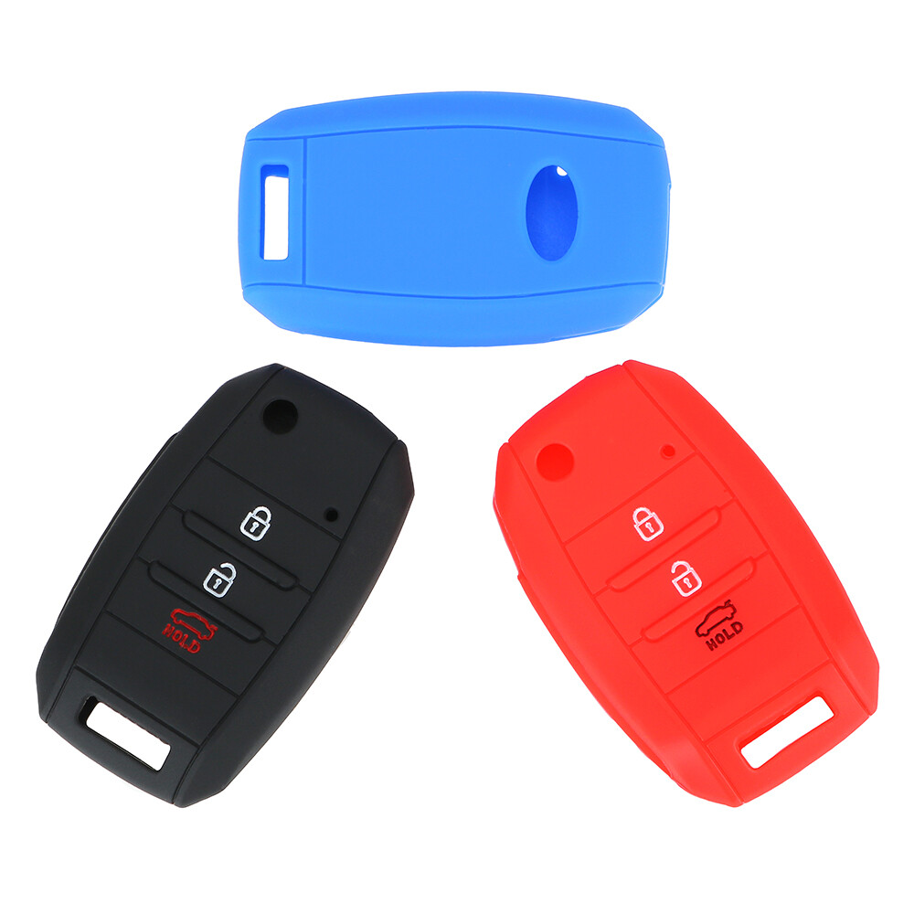 Vỏ Bọc Chìa Khóa Xe Ô Tô Bằng Silicon Mềm Vỏ Bọc Chìa Khóa Cho Kia K2 K3 K5 Rio 2 3 Ceed Sportage Sorento Cerato Picanto Optima Soul Carens