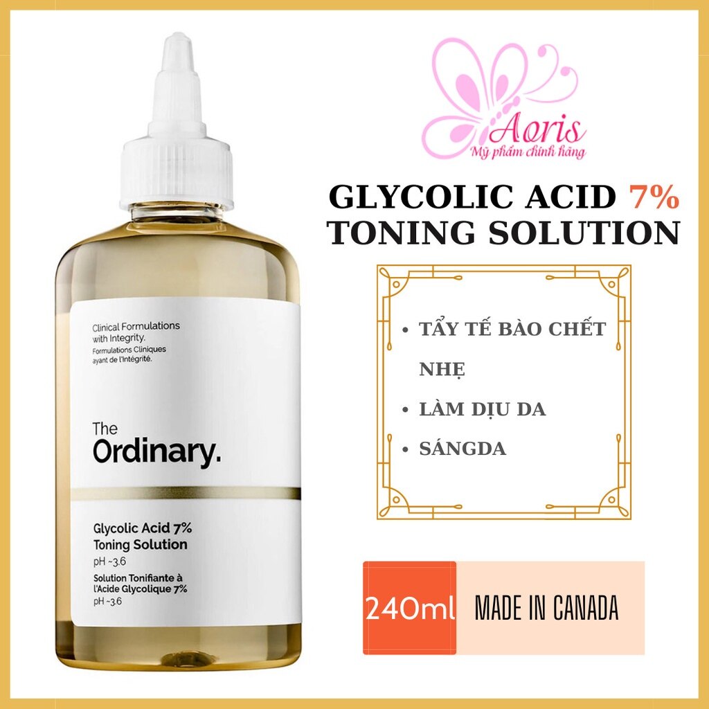 Thanh Tẩy Tế Bào Da Chết The Ordinary Glycolic Acid (Aha) 7% Toning Solution