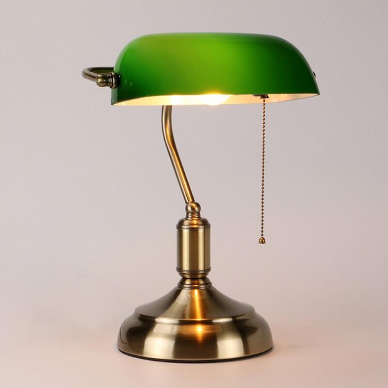 antique bankers lamp for sale