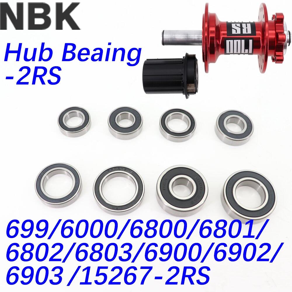 NBK Vòng Bi Xe Đạp Sửa Chữa 699 6000 6800 6801 6802 6803 6900 6902 6903 15267 2RS Vòng Bi ABEC-5 Quando Novatec Vòng Bi Hồ Quang