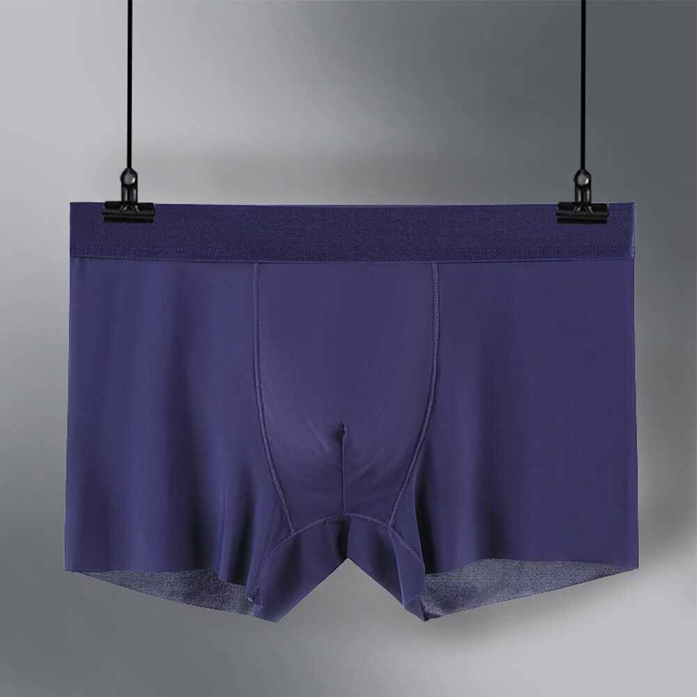 Quần lót boxer không đường may vải viscose cho nam quần lót gợi cảm quần lót có túi quần đùi quần lót