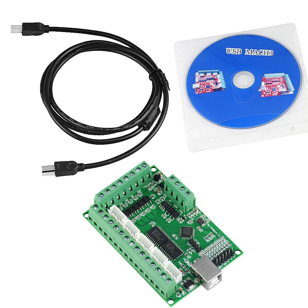 Bảng mạch điều khiển bảng mạch đột phá cnc usb mach3 100khz bộ điều khiển chuyển động 5 trục