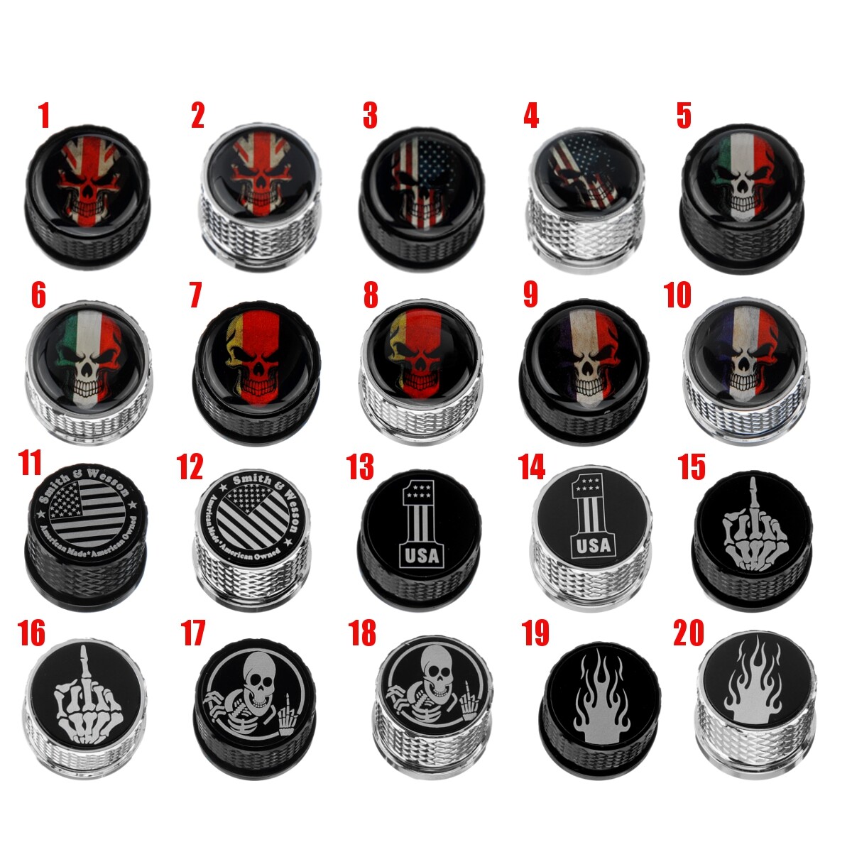 Generic Rear Aluminum Billet Screw Seat Bolt Nut Kit For Harley