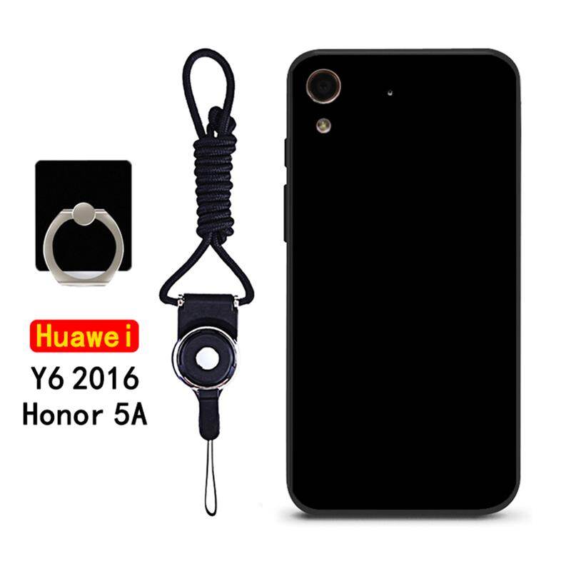 Dành Cho Huawei Y6 II Huawei Y6 2016 (5.5 Inch) Ốp Lưng Huawei Honor 5A Siêu Mỏng Chống Sốc Cao Su Rắn Mờ Mềm TPU Silicone Ốp Lưng Đen 3in1