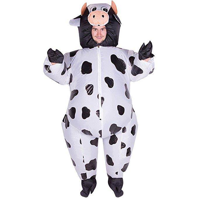 Trang Phục Bò Bơm Hơi Trang Phục Bò Bơm Hơi Halloween Linh Hồn Udders-Động Vật-Aliexpress
