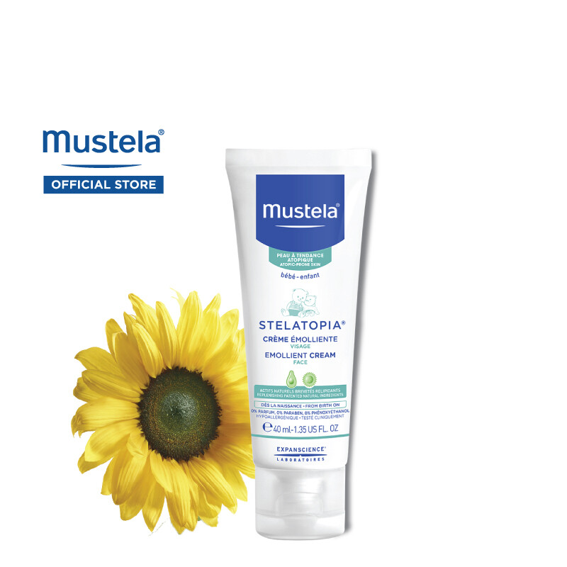 mustela stelatopia emollient cream 40 ml
