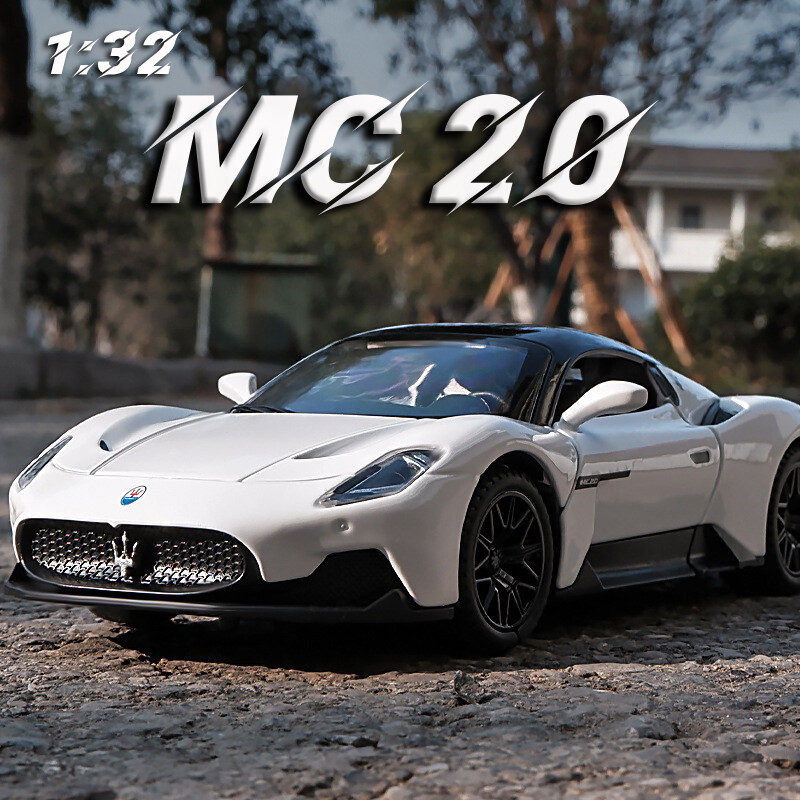 【RUM】 Mô Hình Xe Hơi Bằng Hợp Kim Maserati MC20 Tỷ Lệ 1:32 Đồ Chơi Xe Hơi Đúc Hiệu Ứng Âm Thanh Cho Bé Trai Quà Tặng Sinh Nhật Đồ Chơi Trẻ Em Bộ Sưu Tập Đồ Chơi Xe Hơi Bé Trai