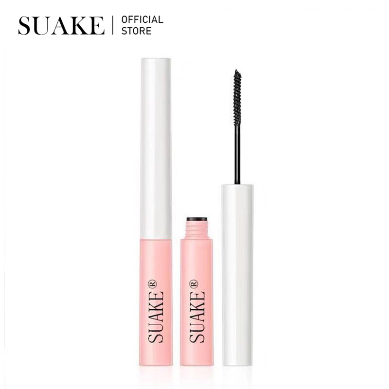 SUAKE Mascara Màu Đen Bàn Chải Lông Mi Nhỏ Chống Nước Uốn Dày Bền Lâu Chống Nước Dụng Cụ Trang Điểm