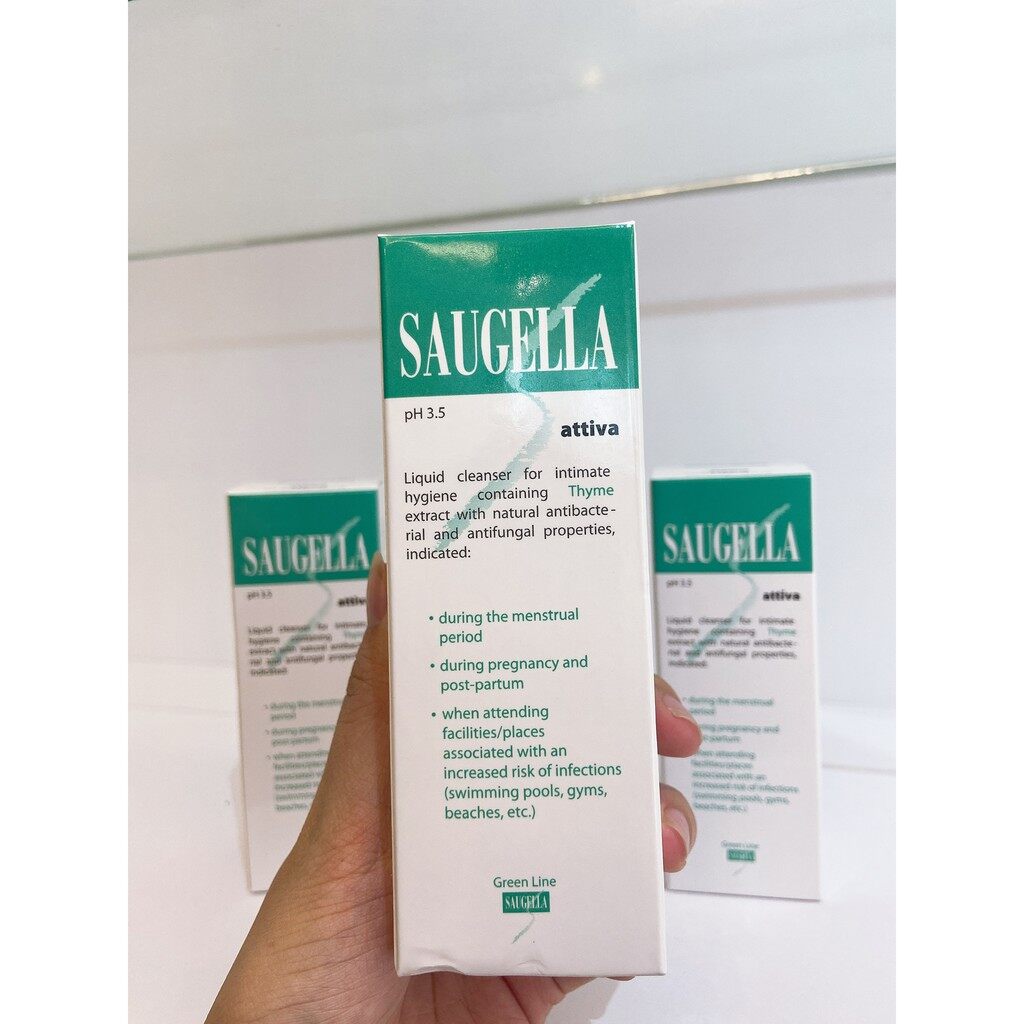 Dung dịch vệ sinh phụ nữ saugella 100ml