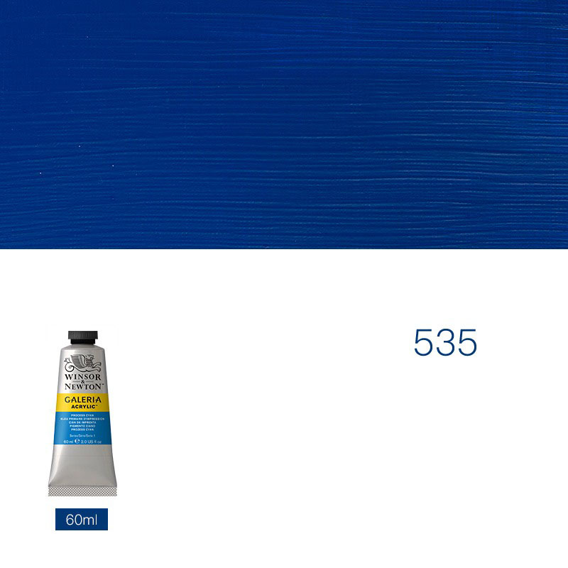 Winsor & Newton Galeria Acrylic Paint 60ml Single Tube Satin Finish Waterproof Artist Pigment Rich Color High Coverage Fine Texture for DIY Art Creation