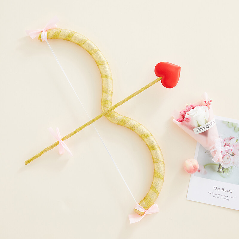 Cupid Bow and Arrow Set Valentine s Day Cupid Costume Photo Props for