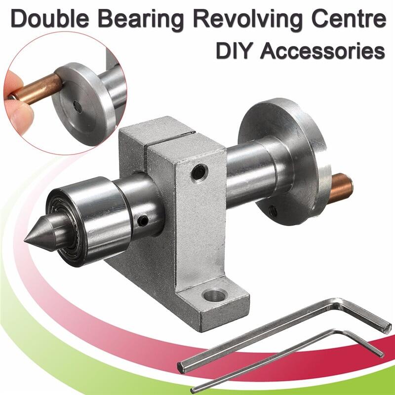 Sống máy tiện Trung Tâm Đầu với Rocker mang trung tâm sống xoay centre tự làm phụ kiện dụng cụ điện cho máy tiện mini quay centre công cụ gia công gỗ
