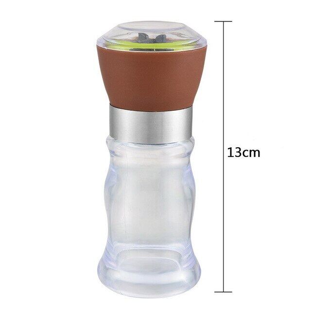2 In 1 Pepper Grinder Stainless Steel Manual Pepper Salt Spice Grinder Double Grinder Tool Cooking Accessories