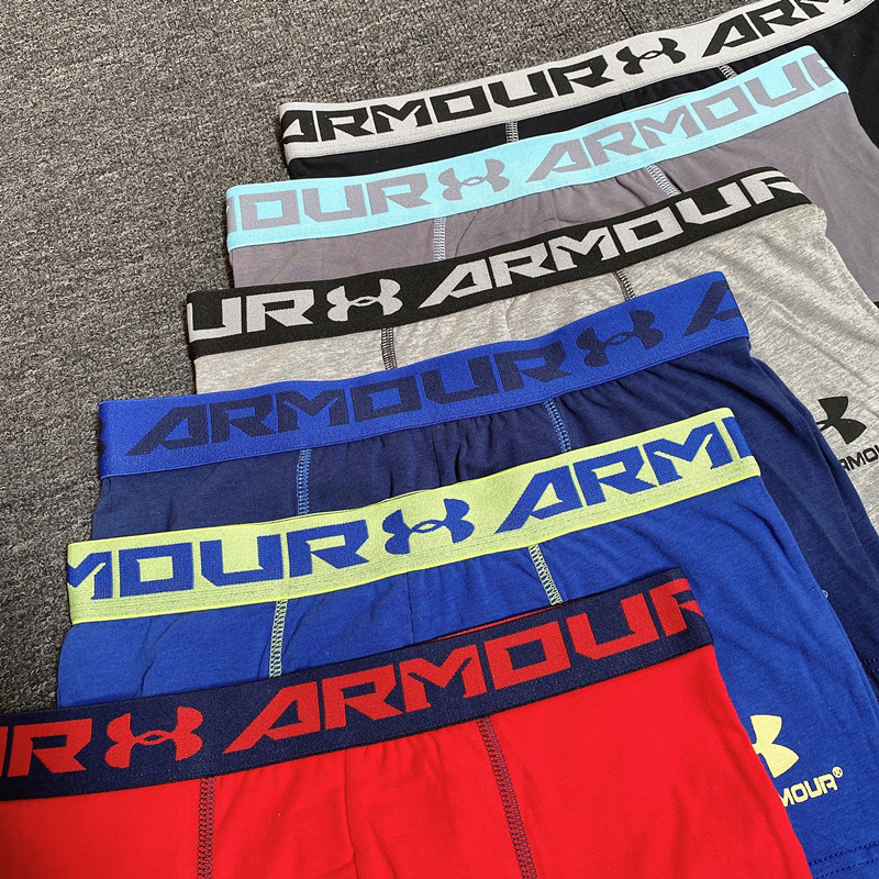 Quần lót under armours chất lượng cao quần lót mềm mại thân thiện với làn da quần đùi quần lót boxer 100% cotton quần lót thoáng khí thấm hút mồ hôi