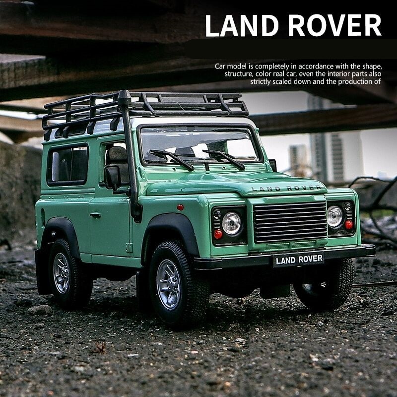 Welly 1/24 L Rover Defender Hợp Kim Off-Xe địa hình Mô Hình Diecasts đồ chơi kim loại xe hơi mô hình Mô Phỏng Bộ Sưu Tập Quà Tặng Trẻ Em