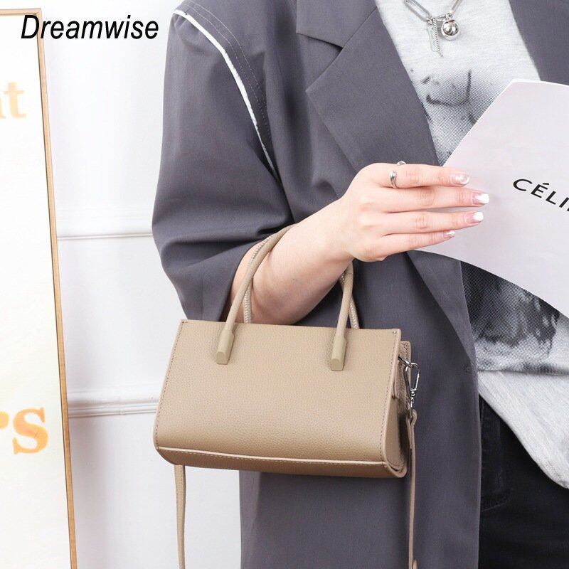 Dreamwise Top Handle Bags for Women 2023 New Genuine Cow Leather Square Handbags Fashion Casual Ladies Shoulder Crossbody Bag ราคา 1,230 บาท*ส่งฟรี