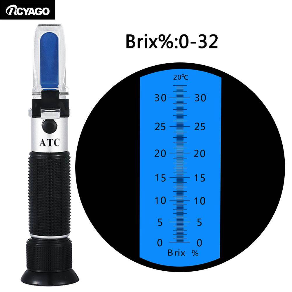 Rcyago máy đo khúc xạ brix 0-32% mới atc khúc xạ đường bia