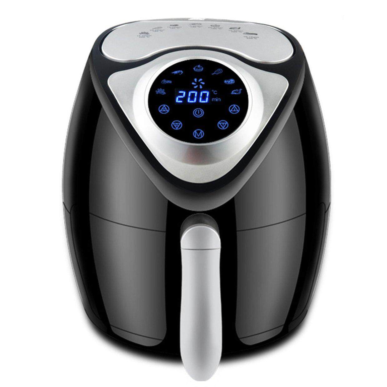 CELE หม้อทอด Air fryer ฟรีกระทะไฟฟ้าหน้าจอสัมผัสเครื่อง Fries 1300 W/2.6L