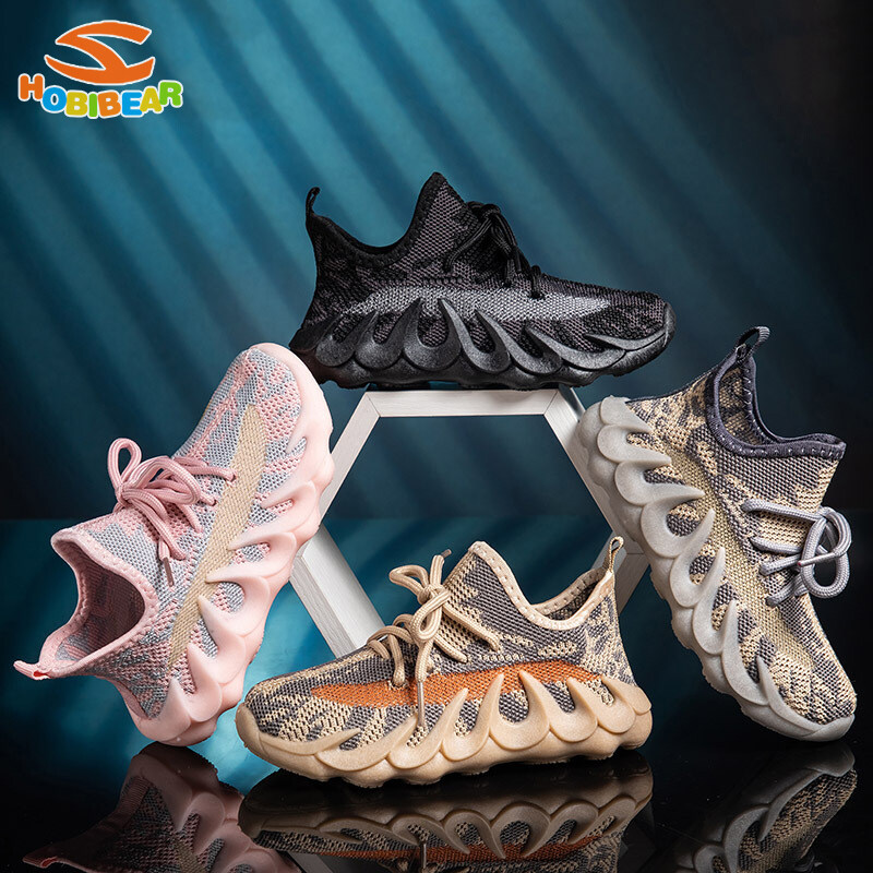 HOBIBEAR Giày dừa cho bé trai và bé gái lưới thoáng khí Giày thể thao giày