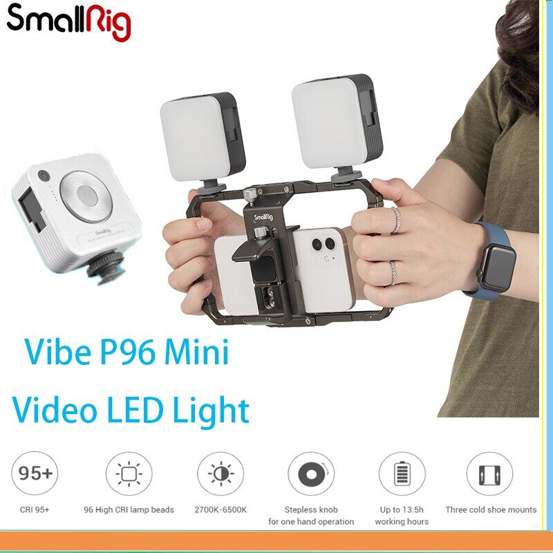 Smallrig Vibe P96 Mini Video LED Light 3286 LED Video Camera Light 2700