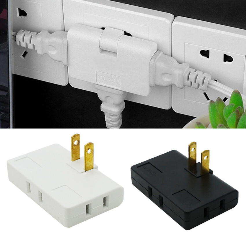 Phích cắm mở rộng eu bộ chuyển đổi điện bộ chuyển đổi 3 trong 1 xoay 180 độ có thể điều chỉnh cho ổ cắm chuyển đổi sạc điện thoại di động