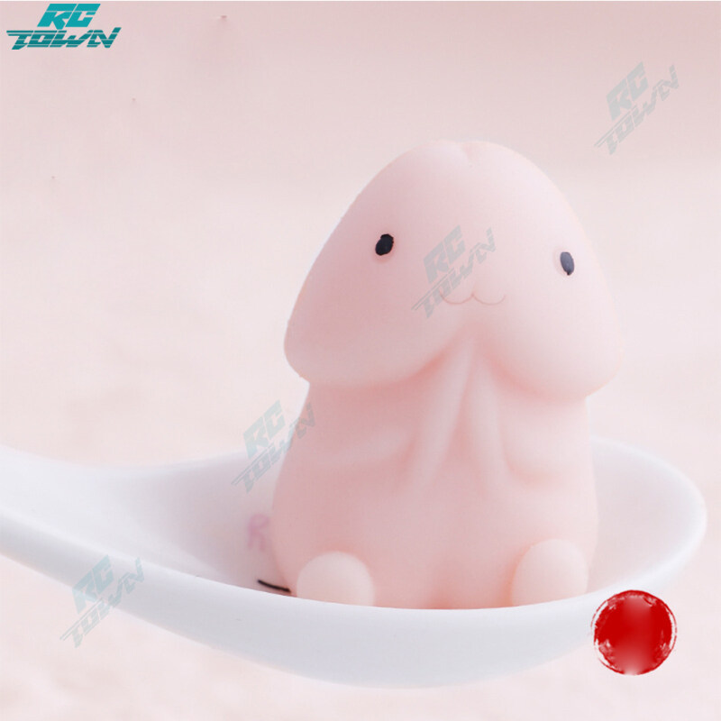 RCTOWN Novelty Soft Dingding Squeeze Toy Practical Jokes Gift Rubber Relax