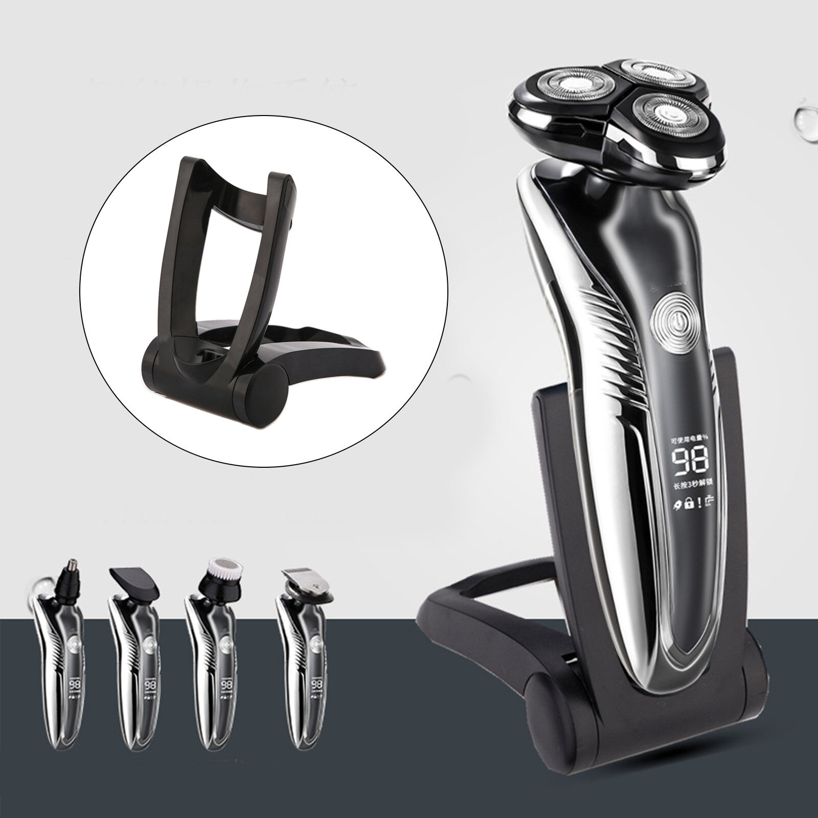 Đế sạc máy cạo râu giá để dao cạo điện có thể gập lại đế sạc