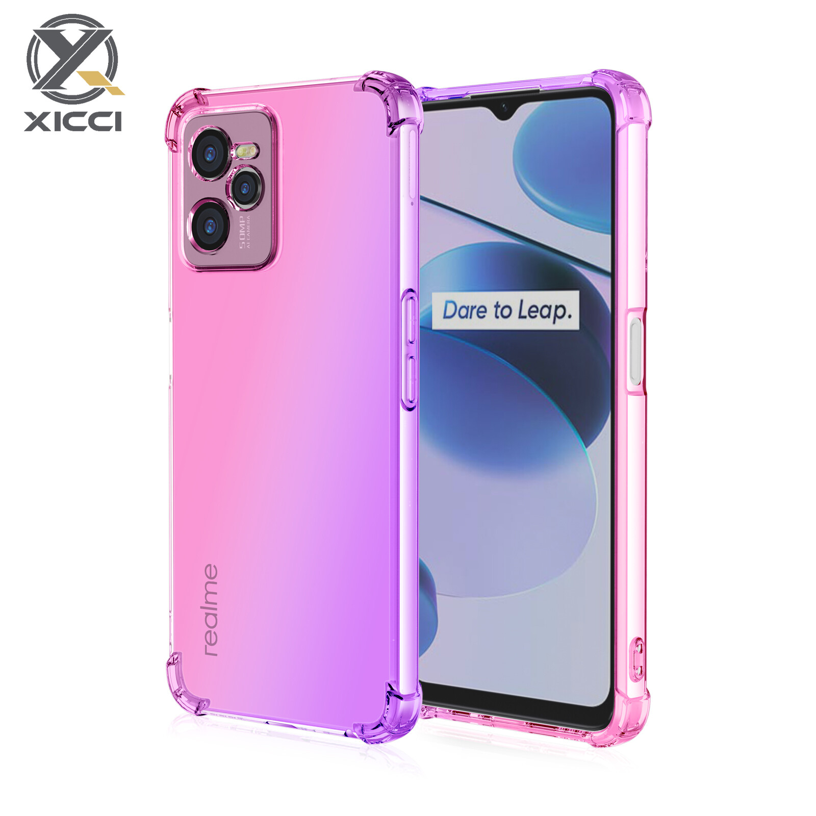 LYJERRY Custodia per Realme C35 + 2Pcs Pellicola Vetro Temperato per Realme C35 Protettiva Leggero Protector TPU Cover Silicone di Gomma Phone Case 9H Vetro Protettiva,Nero