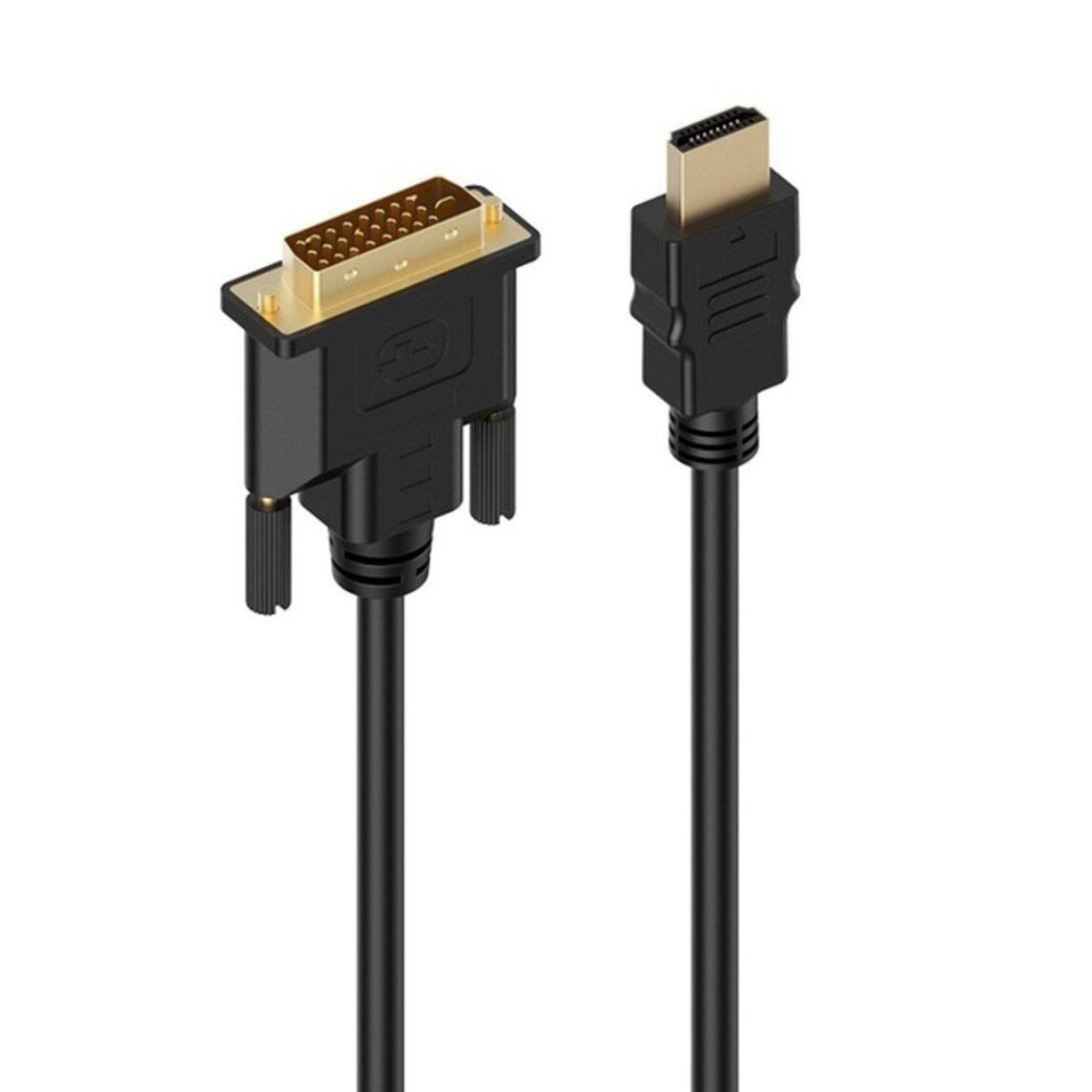 Giảm giá nhanh cáp chuyển đổi hdmi tương thích với dvi-d cáp video cáp dvi đực sang dvi đực