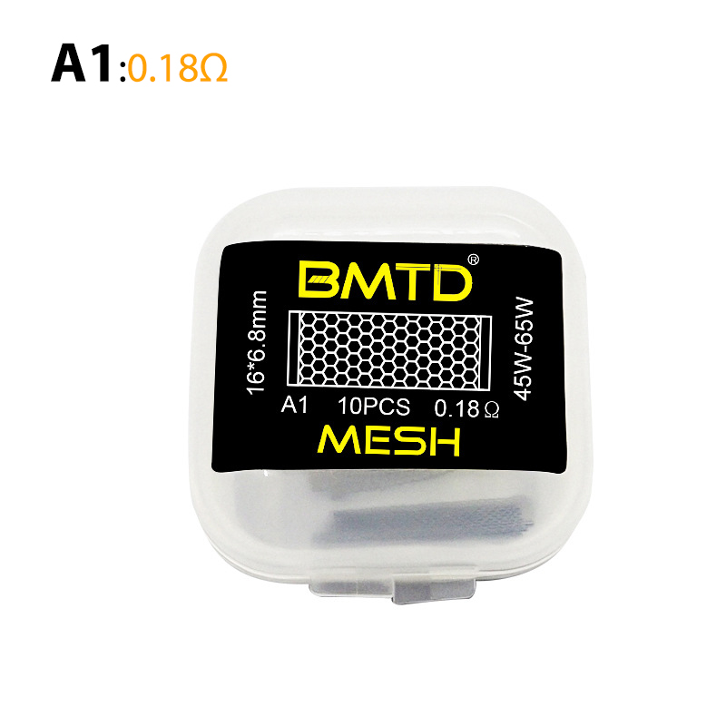 10 Stück A1 Mesh Vape Coils – Ni80 SS316L 0.18/0.13 Ohm Für Profile Unity RTA (DIY Ersatz-Spulen)