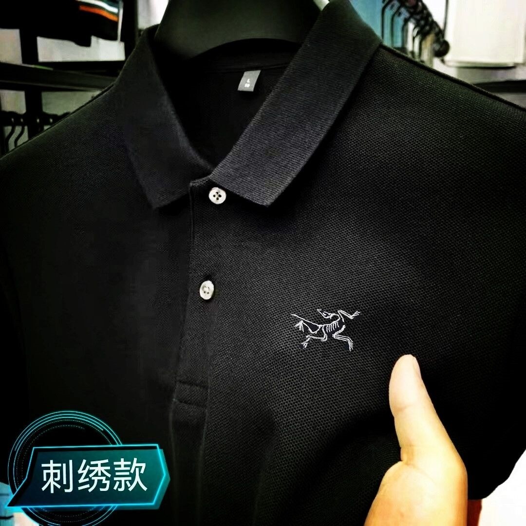 ♂☈Arcteryx Thêu nam Mới Mùa Hè 60 Tinh Khiết Cotton Và ngoài trời thoải mái Thể Thao Triệt Để Joker 