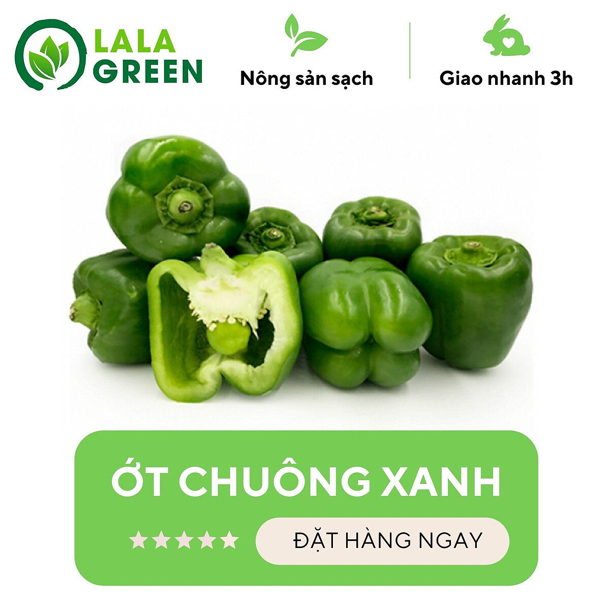 Ớt Chuông Xanh - 1Kg