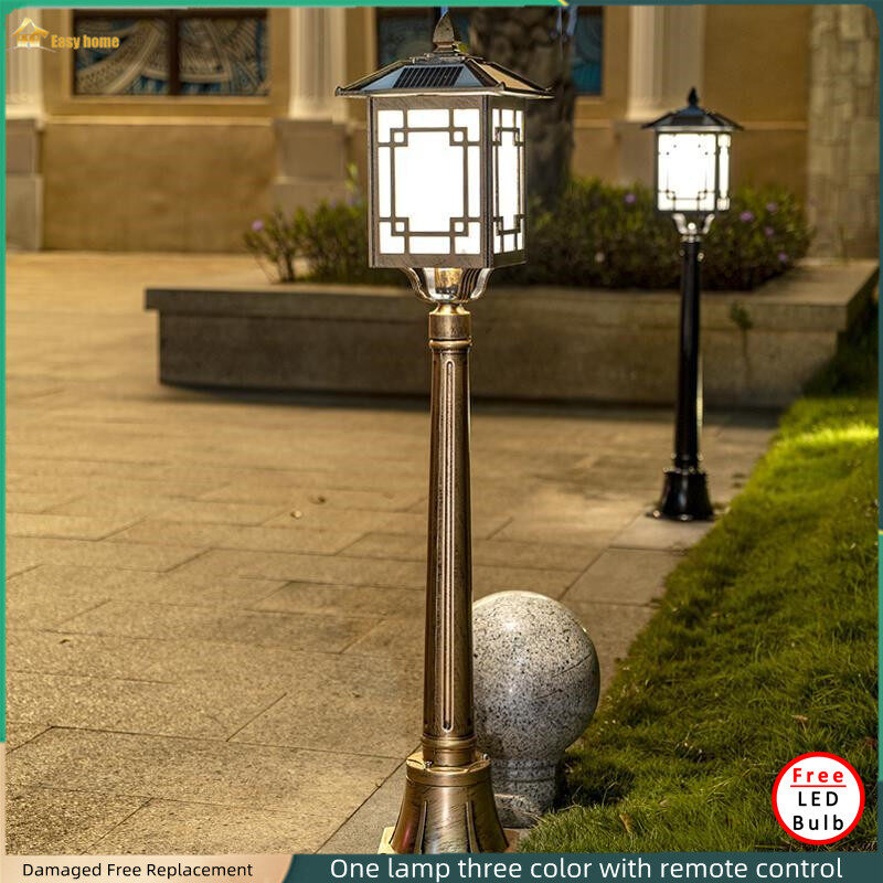 pole lights for garden