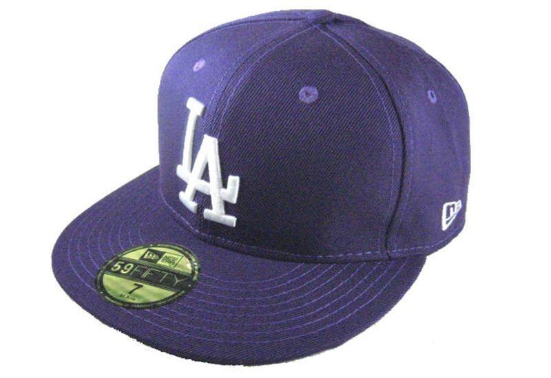 【 Quality】MLB ดอดเจอร์ลอสแอนเจลิสของ Anaheim หมวกตั้งเบสบอล Caps ผู้ชายผู้หญิงสบายๆขนาดหมวกกีฬากลางแจ้งติดตั้งหมวก Full Close HipHop คนรัก