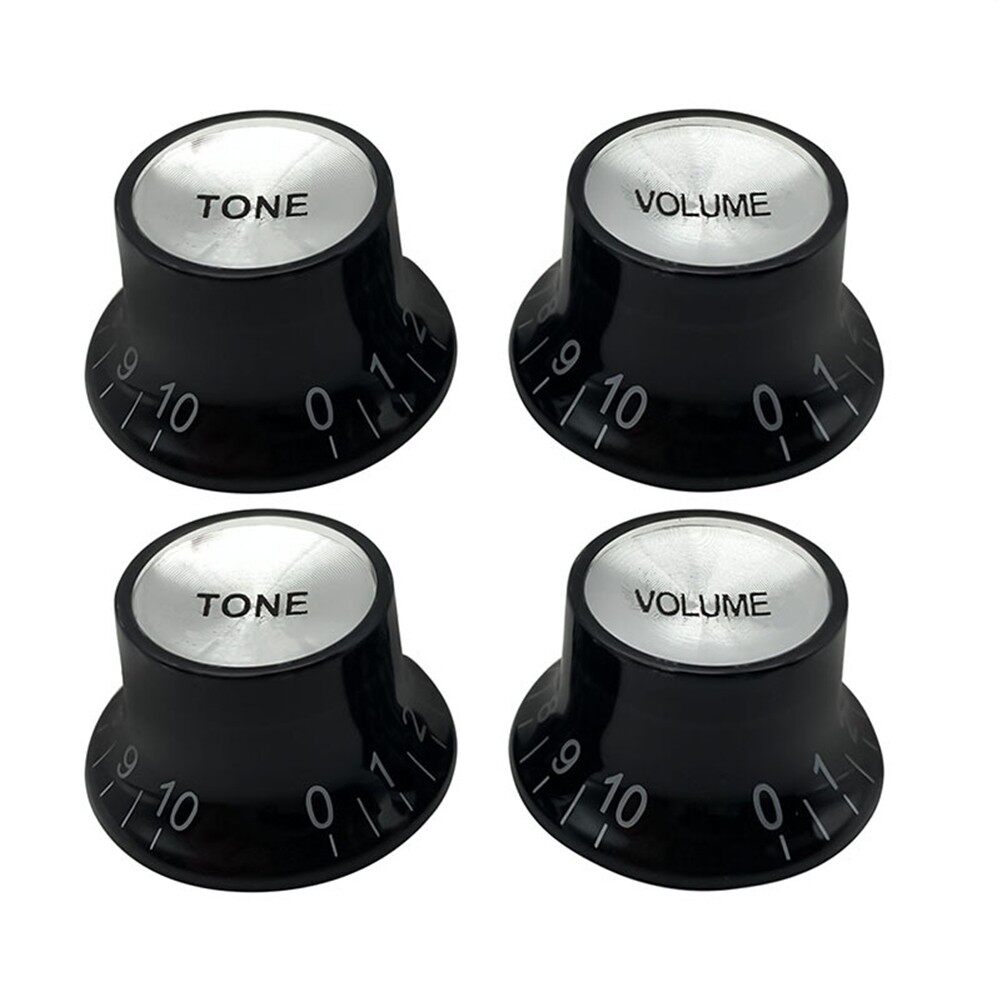Bền knobs Guitar âm nhạc nút điều chỉnh tốc độ 2 khối lượng & 2 tone phổ