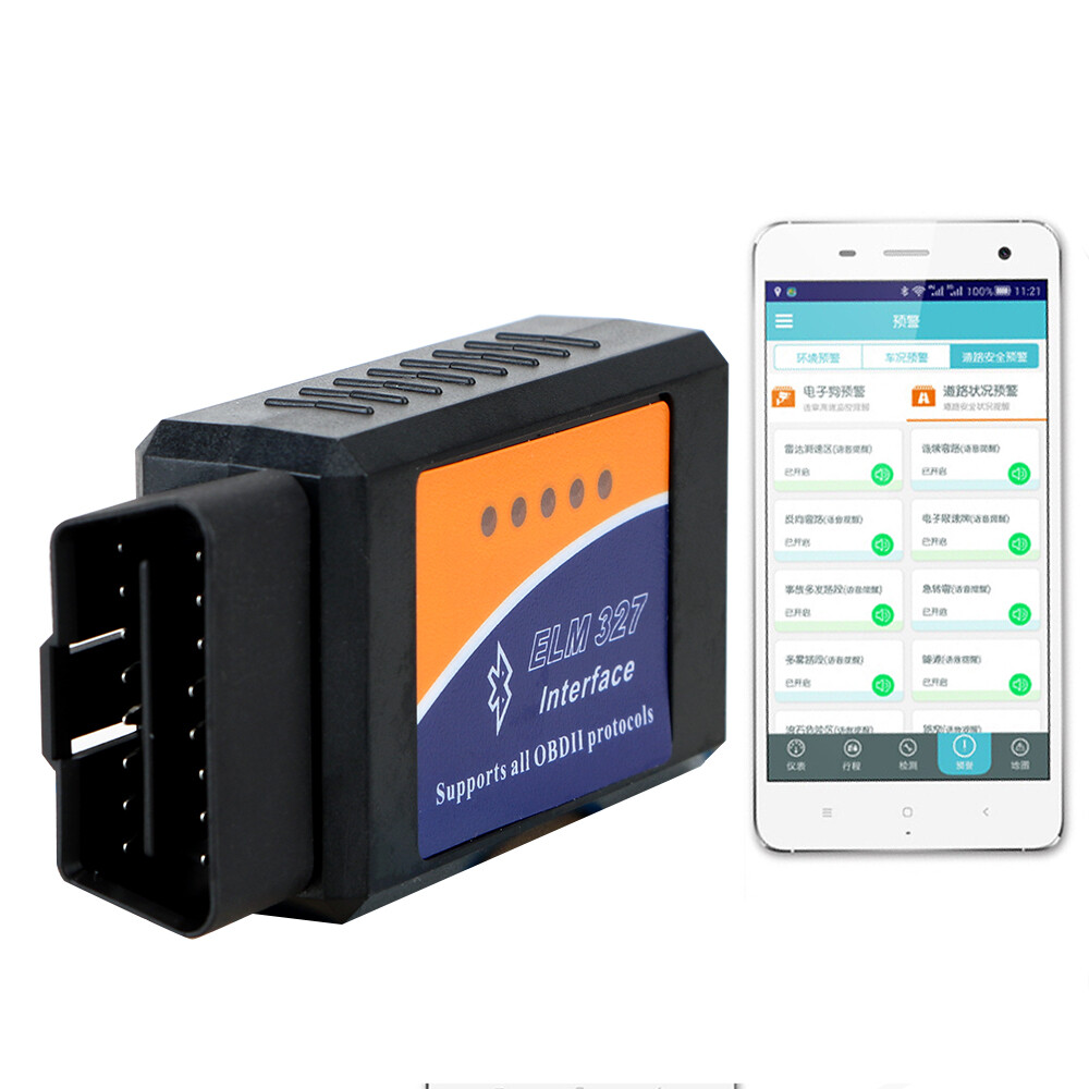 Máy Quét Công Cụ Chẩn Đoán Xe Hơi OBD2 Công Cụ Chẩn Đoán Tự Động Bluetooth ELM327 OBDII Cho Android, Máy Đọc Mã OBD2 ELM327 V2.1