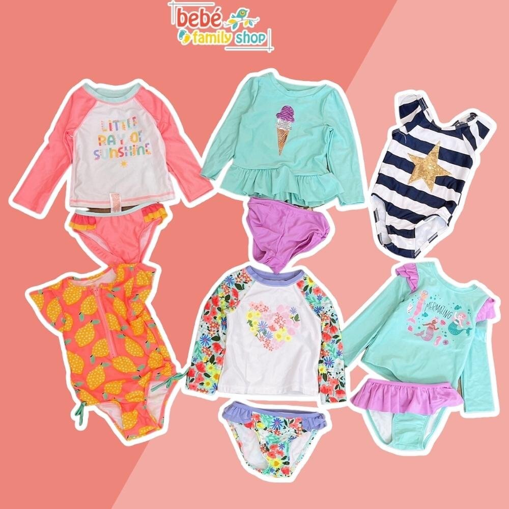 Đồ bơi liền thân 1 mảnh cho bé/ Bikini 2 mảnh bé gái hàng xuất dư Cat Jack - BG ...
